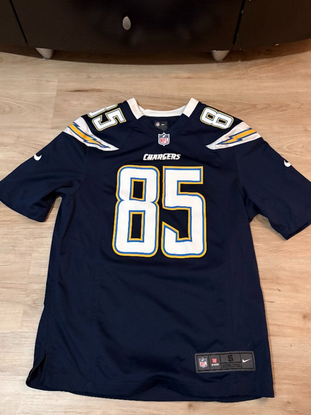 Nike Authentic Antonio Gates #85 San Diego Chargers Jersey Size S